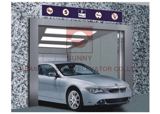 2 elevación comercial del automóvil de la cabina del elevador del aparcamiento de las puertas 0.5m/S MRL