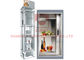 ISO9001 Control de PC 0.4m/S 630kg Servicio de alimentos de cocina ascensor de ascensor