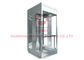 elevador panorámico de cristal constructivo de madera de la barandilla 3C de 630kg VVVF