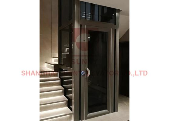 2 - Elevación del Dumbwaiter del elevador residencial eléctrico al aire libre interior del pasajero de 4 pisos pequeña