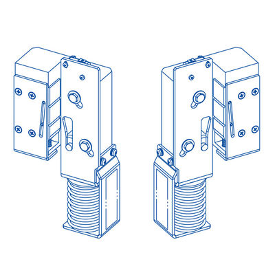 9/10 mm Ancho de las Guías Rieles Engranaje de Seguridad Electrónico Accesorios para Ascensores