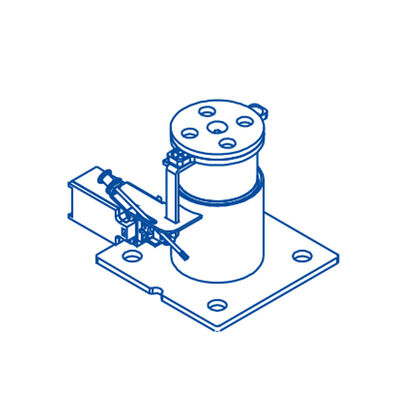 Acceso a las piezas del ascensor Buffer de aceite de ascensor con velocidad nominal ≤ 1,75 m/s