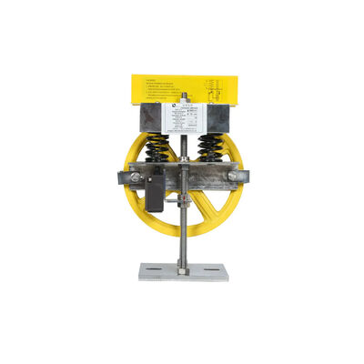 Dispositivo de tensión de elevación Componente de seguridad para ascensor de Ø150/200/240 mm de diámetro de la malla con diámetro de cuerda de 6/8 mm y garantía de 12 meses