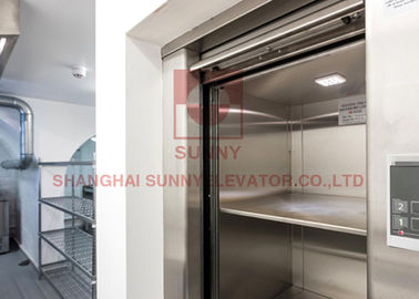 Stainless Steel Material Small Food Elevator With VVVF Control 0.4m/S Speed