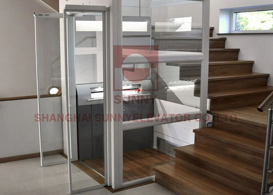 320kg Load Residential Vvvf Control Mini Elevator Lift 0.3m/S