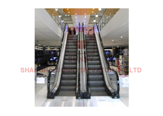 0.5m/S 30 grados escalera mecánica de pasajeros para centros comerciales Sistema de ahorro de energía