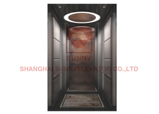 AC Drive 400KG carga ascensor residencial con puerta de apertura central para uso doméstico cómodo proveedor