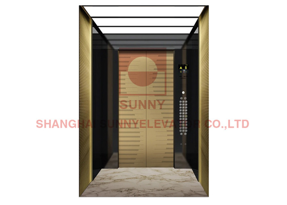 1000KG 13 Personas Edificio de oficinas de hotel Elevador con elevador de pasajeros de diseño estándar
