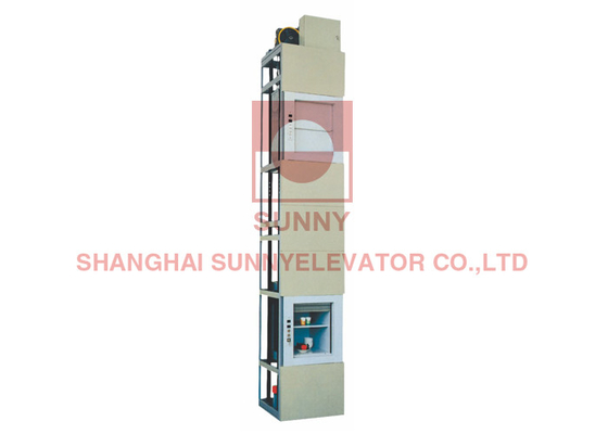 0.4m/S Elevador de Dumbwaiter de alimentos de cocina con tecnología de modulación de frecuencia VVVF