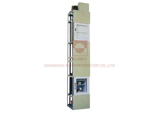 0.4m/S Elevador de Dumbwaiter de alimentos de cocina con tecnología de modulación de frecuencia VVVF