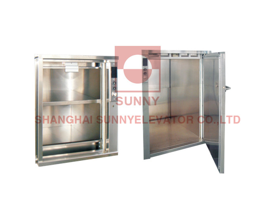 Restaurante cocina Mini Food Elevator 100kg Dumbwaiter Elevador de elevación de acero inoxidable 304 moderno