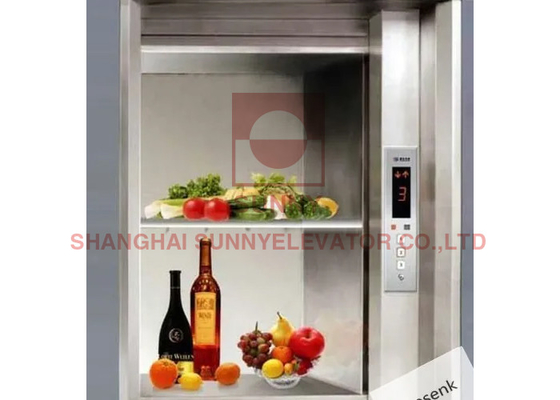 0.4M/S Seguridad Compacto Dumbwaiter ascensor para restaurantes y cocinas