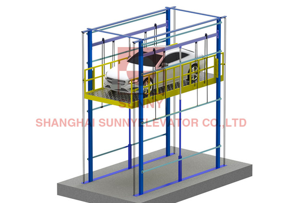 Elevador de vagones de ferrocarril para edificios de baja altura