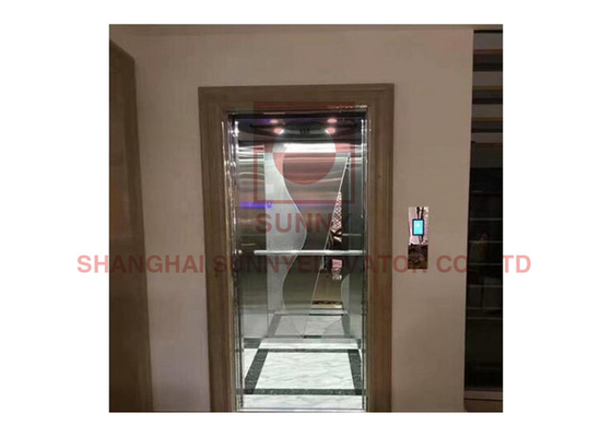 380V/220V Voltado Sala de máquinas menos ascensor de pasajeros ascensor residencial Mrl