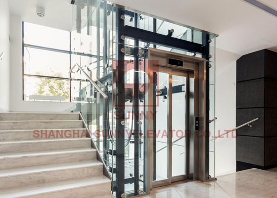Premium Dos paneles Centro de apertura de la puerta de la cabina del ascensor - operación automática sin problemas