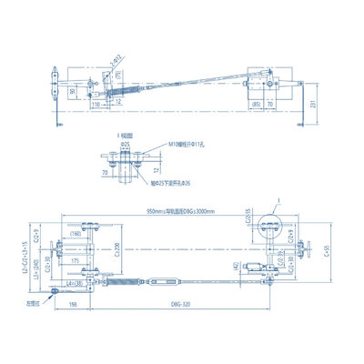 Dispositivo de enlace de seguridad de ascensor con doble forma de tracción y fuerza de elevación de 150 ~ 200N - 12 meses de garantía