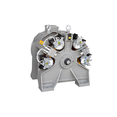 Máquina de tracción de ascensor integrada de doble soporte de alta velocidad y alta eficiencia con índice de eficiencia energética de clase 1