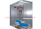 Diseño orientado al uso cómodo de la cabina de la elevación de la cama de hospital del elevador del hospital del pasajero
