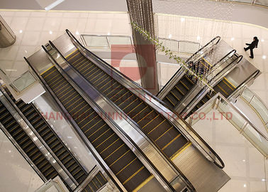 Escalera móvil comercial del centro comercial con 30 el control de Vvvf de la anchura del paso del grado 1000m m