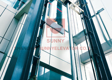 Material hidráulico vertical del acero inoxidable del hoyo del elevador 1500m m 12 meses de garantía