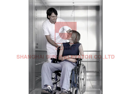 Elevador inteligente para hospitales con accionamiento síncrono de imán permanente, carga de 1600 kg y bajo nivel de ruido