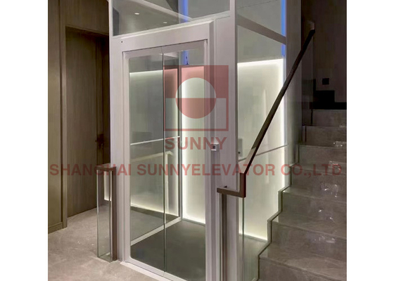 puerta hidráulica de 300kg Mini Residential Elevator Center Opening para el hogar