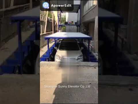 Elevación que parquea auto impulsada por motor de Pit Car Lift Parking System PDK para 2000kg casero