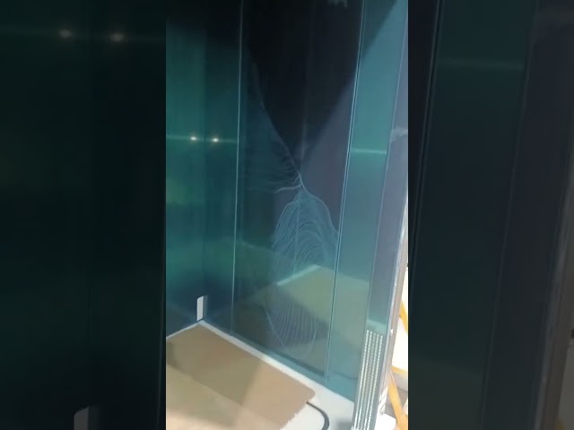 elevador de cristal panorámico de visita turístico de excursión 1600kg para el centro comercial
