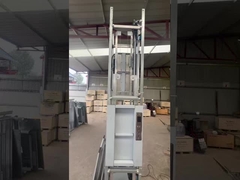 Capacidad de acero pintada 0.5m/S del elevador de carga 5000kg